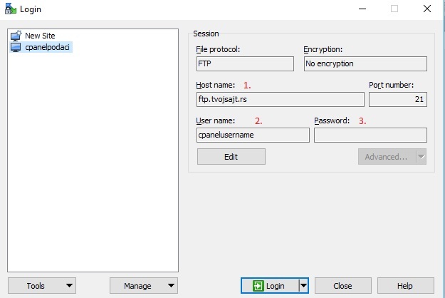 winscp2 Kako da prebacim sajt sa localhost na hosting cPanel