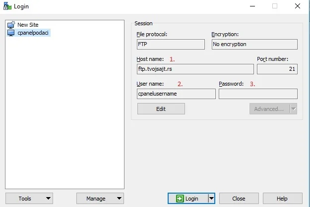 Kako da prebacim sajt sa localhost na hosting cPanel winscp2 Kako da prebacim sajt sa localhost na hosting cPanel