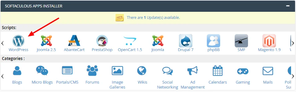 Kako da instliram WordPress? wp1 Kako da instliram WordPress?
