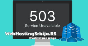 503 Service Temporarily Unavailable