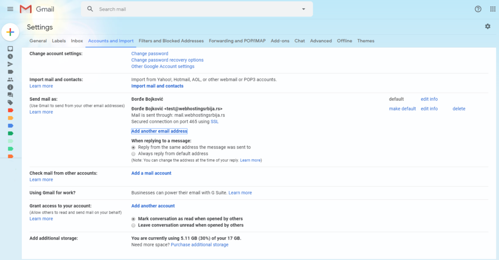 Gmail kao Email klijent gmail kao email klijent