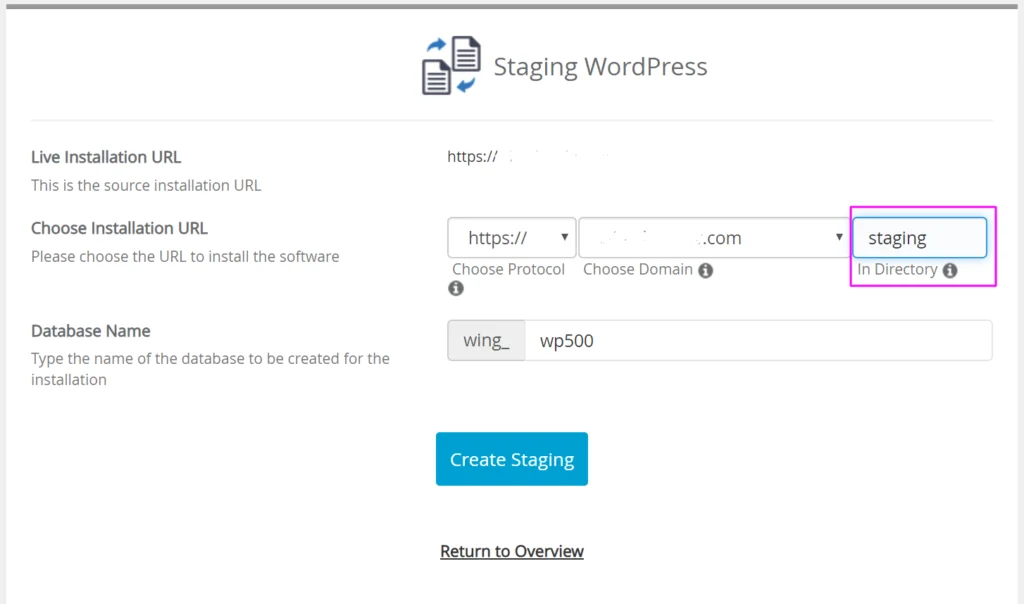 stage2 Kreiranje Staging WordPress sajta