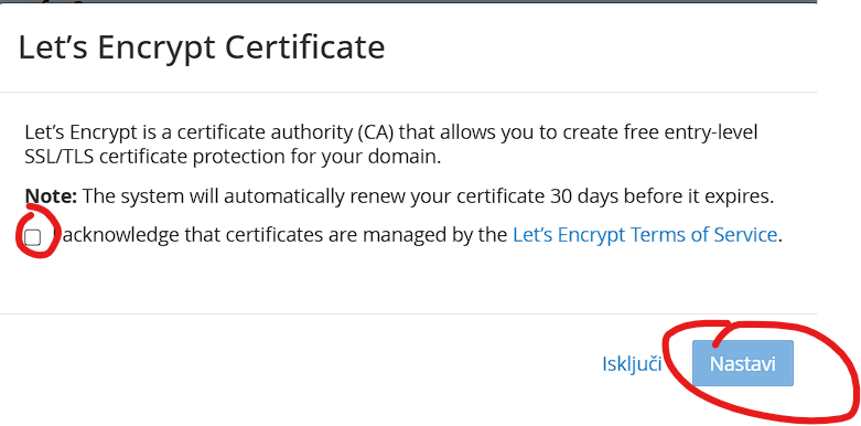 ssl6 Kako da aktivirate/instlirate SSL?