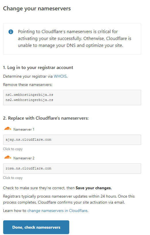 cloudflare5 Postavljanje CloudFlare