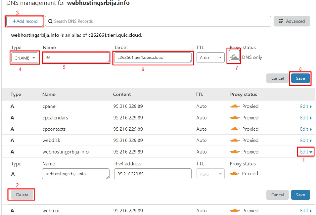Podešavanje na sajtu quic.cloud - CDN litespeed25 1 Podešavanje na sajtu quic.cloud - CDN