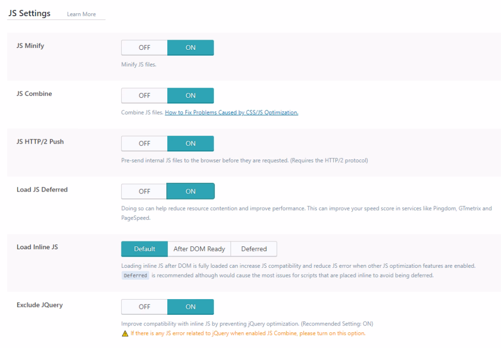 LiteSpeed Page Optimization - JS litespeed47 1 LiteSpeed Page Optimization – JS