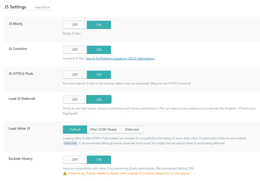 LiteSpeed Page Optimization – JS litespeed47 1 LiteSpeed Page Optimization – JS