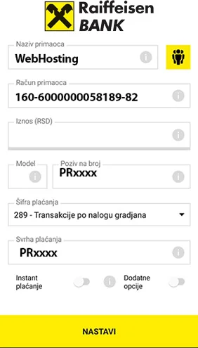 raifaizen Načini plaćanja hostinga i domena