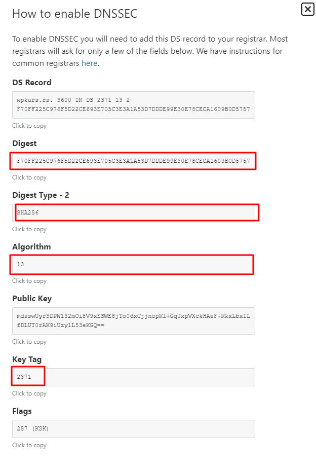 Screenshot 4 Kako da podesim DNSSEC?