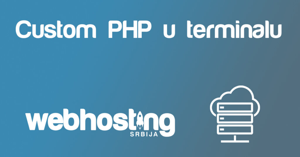 customphputerminalu Korišćenje druge php verzije u terminalu