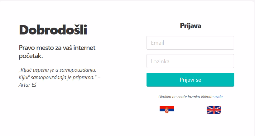 klijentpanel1 Pristup klijent panelu