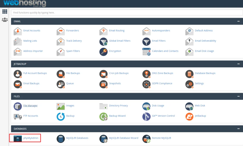 backup13 Ručno backup i restore cPanel