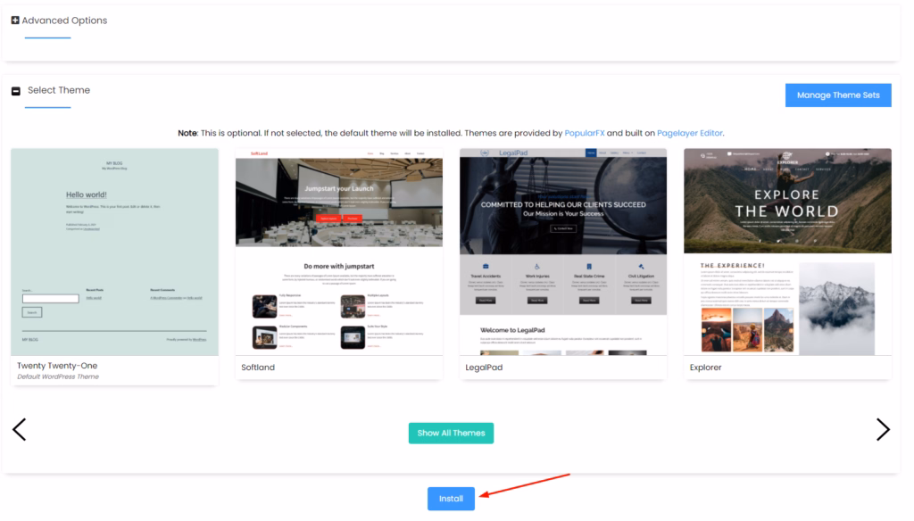 How do I install WordPress? Screenshot 23 Kako da instliram WordPress?