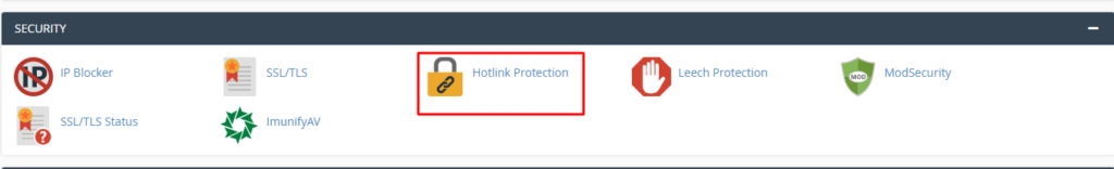 hotlinkprotection Kontrola protoka na sajtu