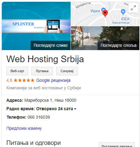 SEO optimization opsirnofirma SEO optimizacija