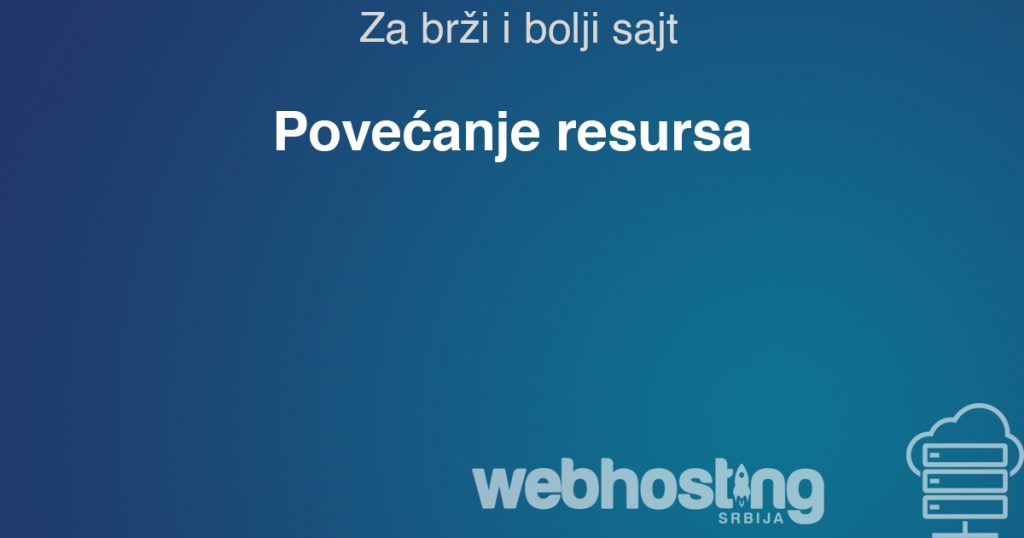 povecanje resursa