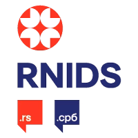 rnids logo sa domenskim znacima vertikalno latinica Registracija domena