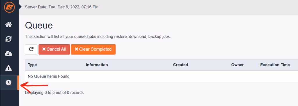 Restore accounts or files jetbackup57 Restore naloga ili fajlova