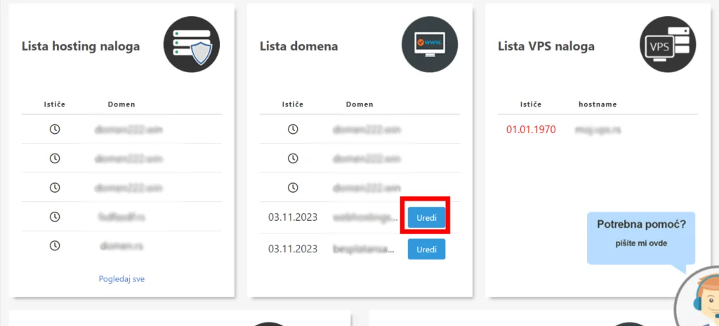 Premium DNS privkorak Premium DNS