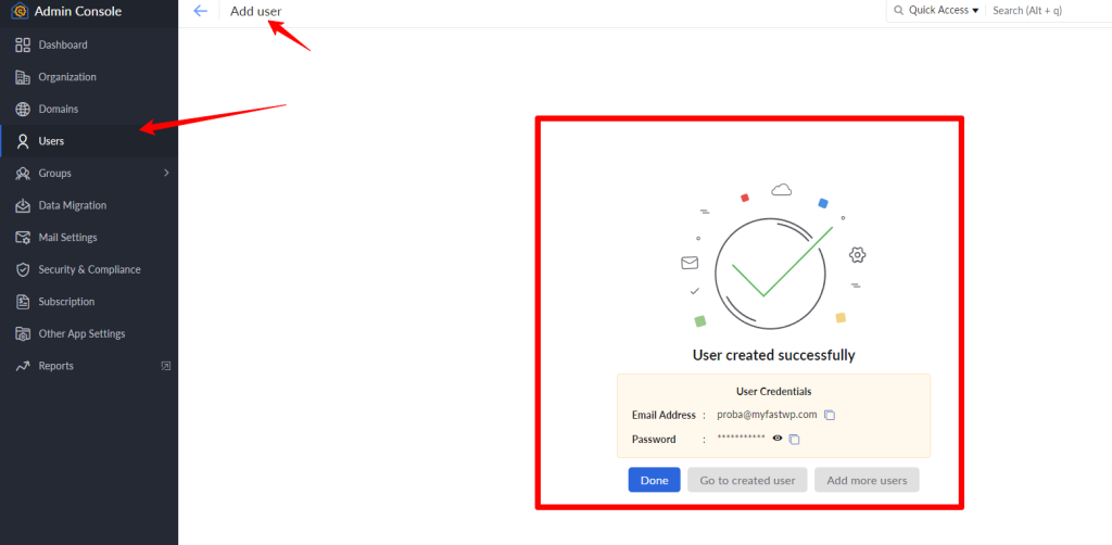 zoho user 1 Kako da podeste Zoho Mail na domenu