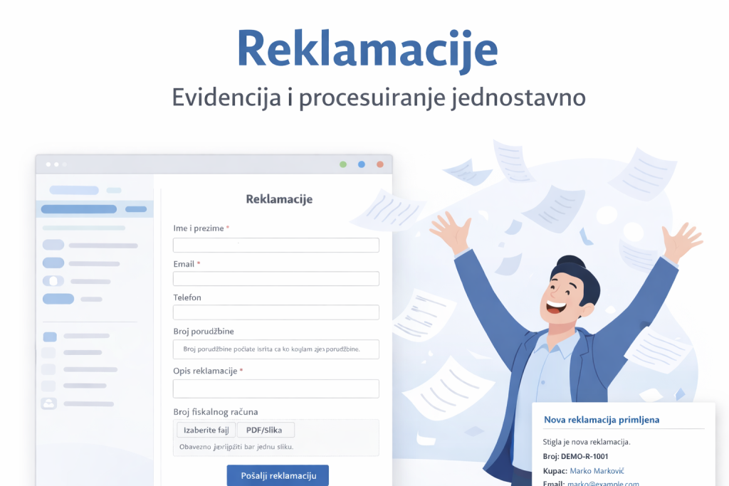 reklamacije plugin WHS Plugini
