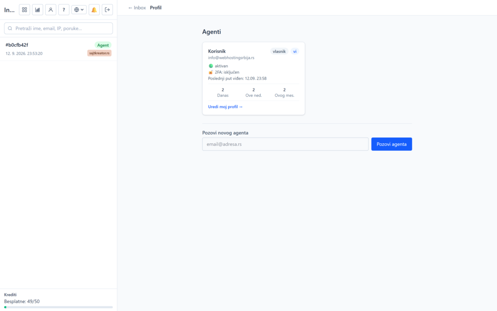 ai chatbot agenti 20260913a Nalog, agenti i profil u AI chatbotu