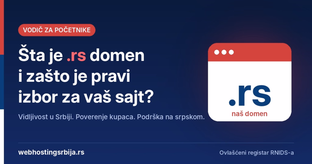 Zašto je bitno uzeti .rs ili .срб domen rs domen featured Zašto je bitno uzeti .rs ili .срб domen